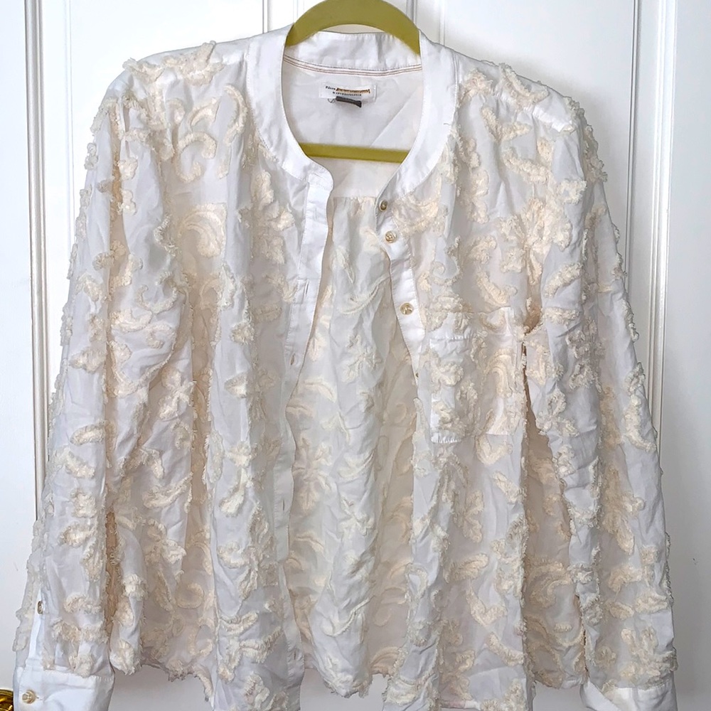 Anthropologie embroidered blouse